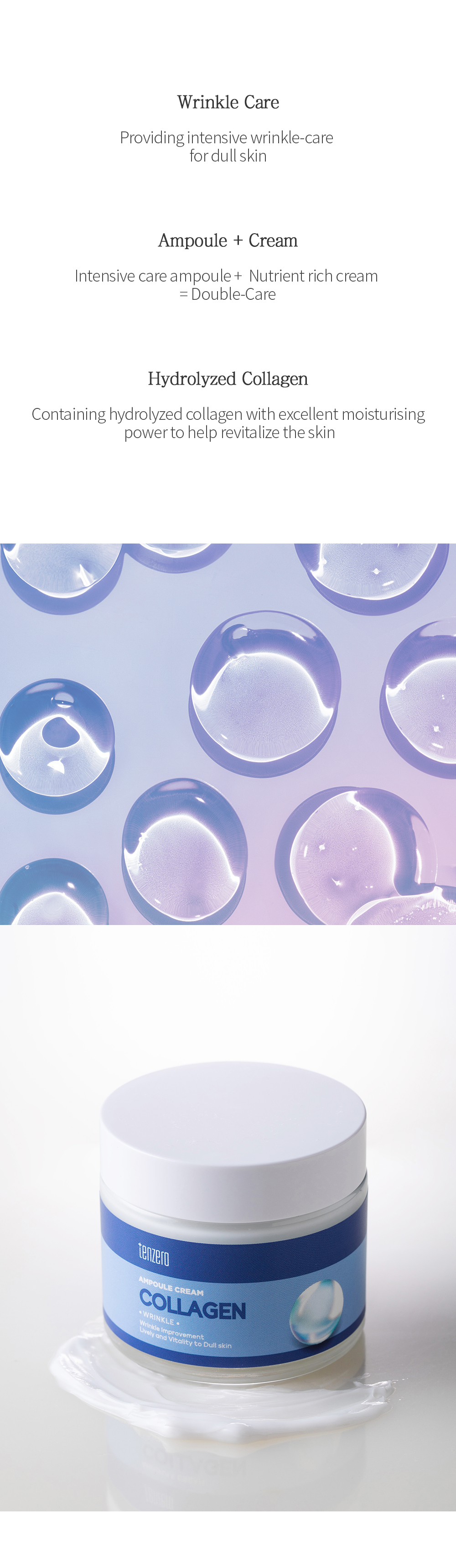 WRINKLE COLLAGEN AMPOULE CREAM TENZERO